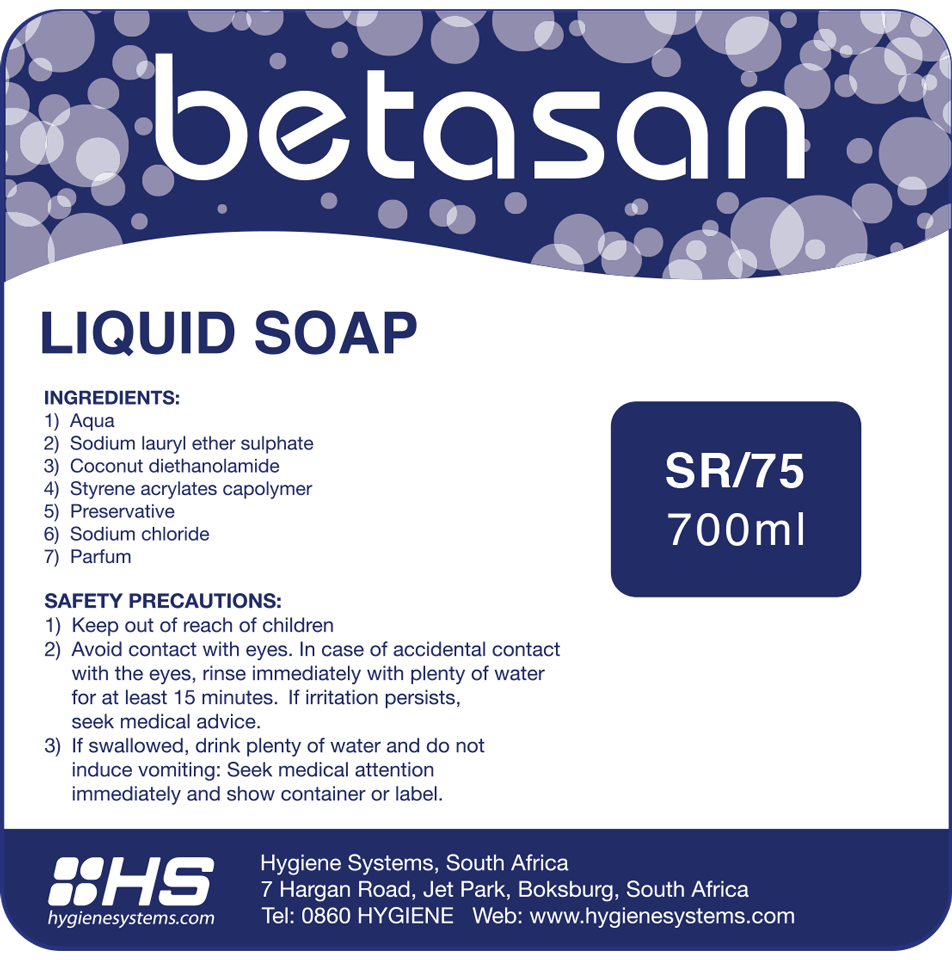 liquid soap sr75