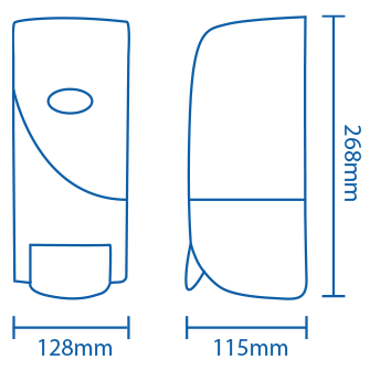 PEARL-MANUAL-SOAP-DISPENSER-schematic image PEARL MANUAL SOAP DISPENSER schematic