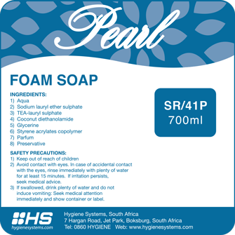 Pearl Foam Soap 700ml